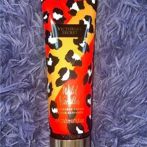 Victoria's Secret Wild Vanilla Fragrance Lotion - Red, Black, and Yellow